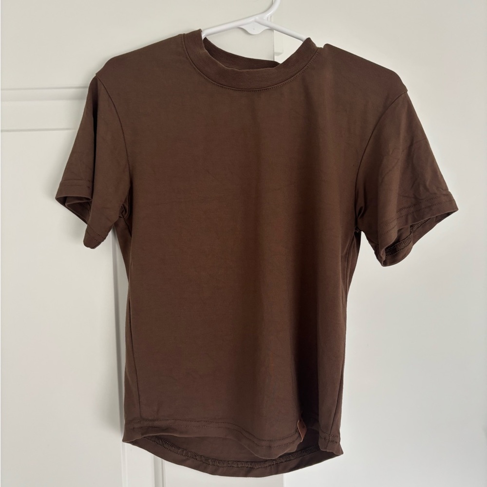 LITTLE BIPSY BROWN T SHIRT